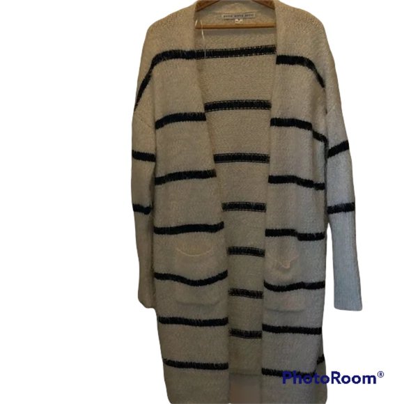 HYFVE Sweaters - Hyfve Hyfve Hyfve M Open Front Eyelash Cardigan Sweater with Pockets